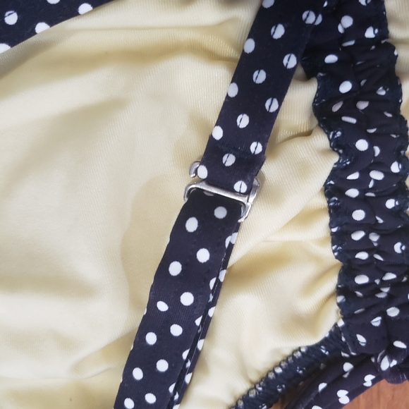 Lands' End Tankini Top size 18 Blank and white polka-dots - Picture 8 of 10